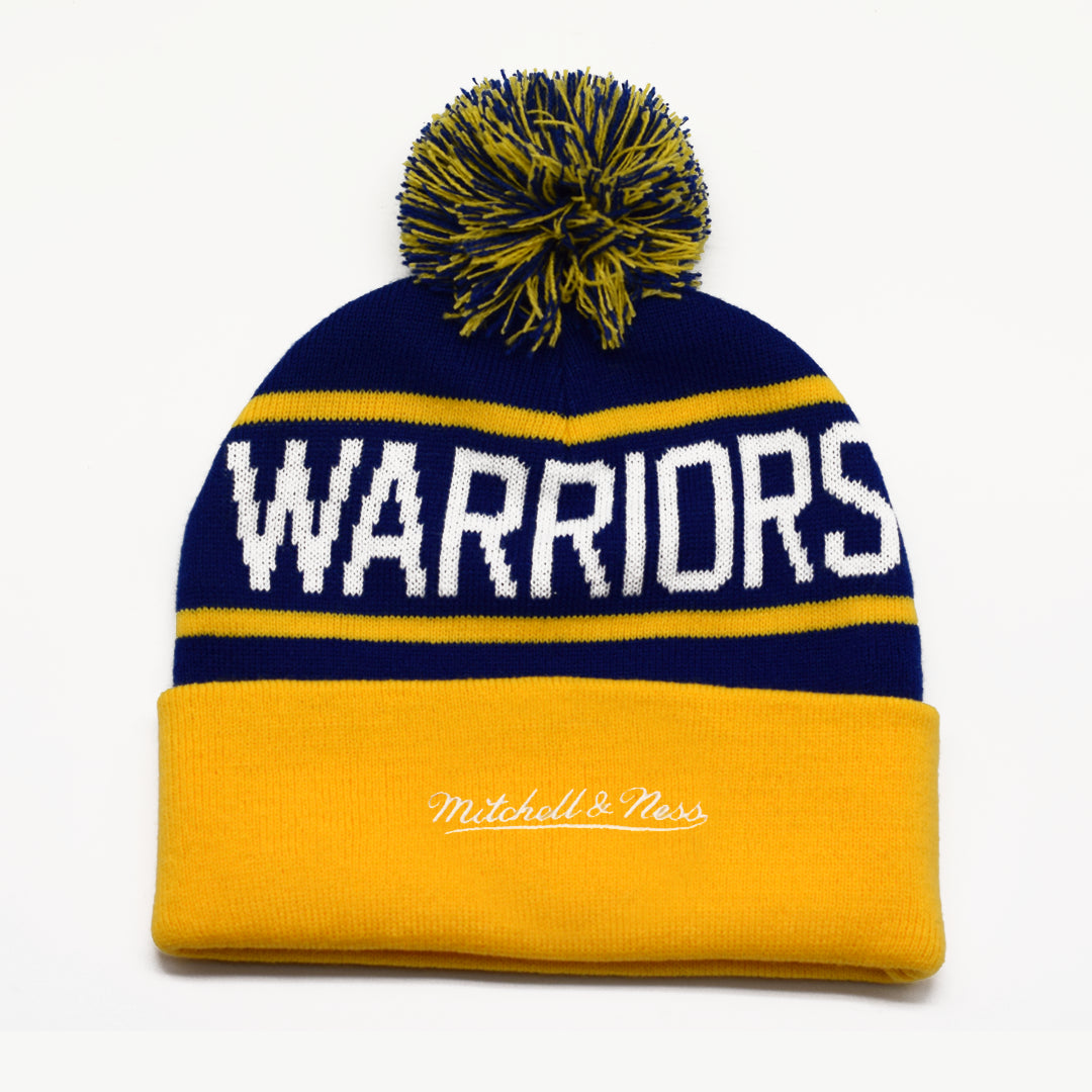 MNA-D27 (Mitchell and ness team pom beanie warriors royal) 52392826