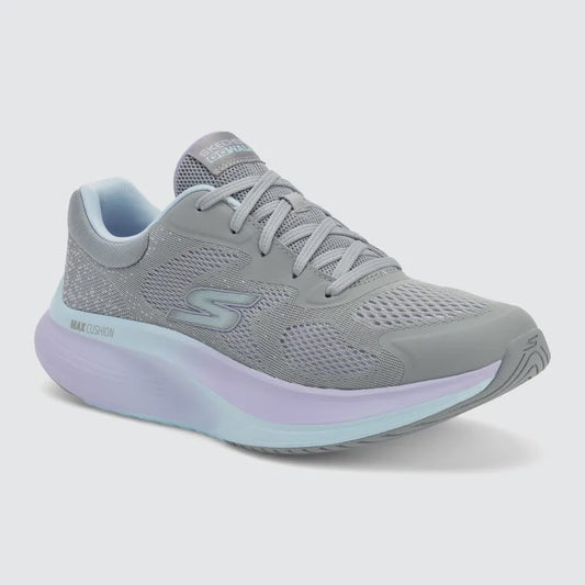 S-S12 (Skechers womens go walk max walker - vea grey/aqua) 12259400