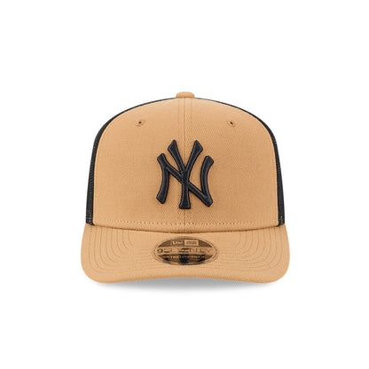 NEC-S68 (New era 970 new york yankees black mesh trucker snapback wheat/black osfm) 102592890
