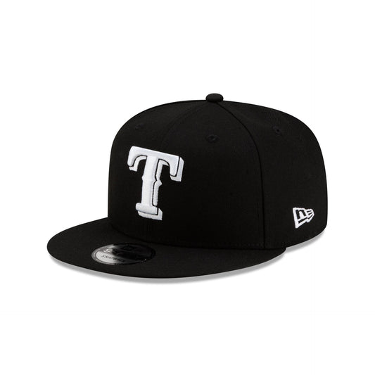 NEC-J74 (New era 950 evergreen texas rangers snapback black/white osfm) 82692850