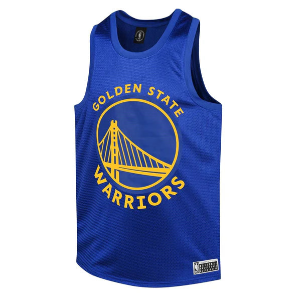 NBAA-R3 (Nba essentials youth name & number tank warriors curry blue) 112394347