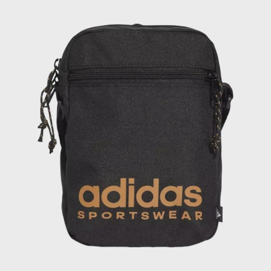 AE-M6 (Adidas sportswear festival side bag nations pack black/st tan) 72491795