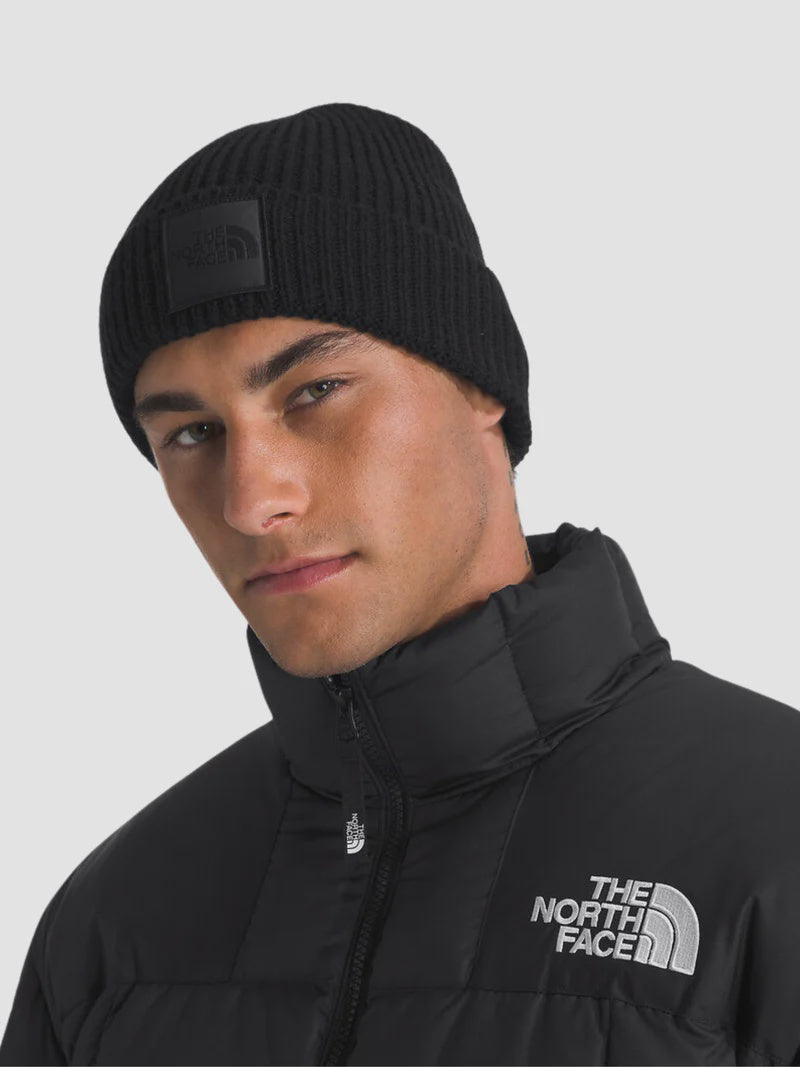 NFA-P8 (The north face box logo cuffed beanie black) 92592391