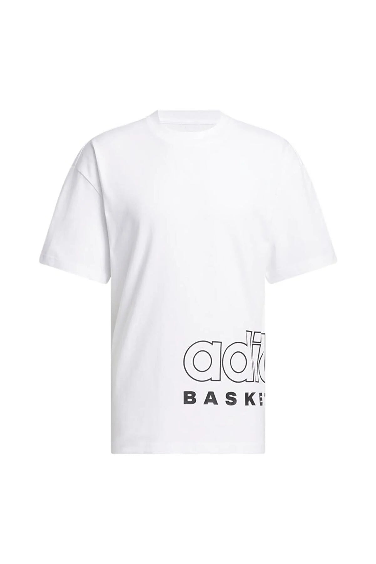 AA-X22 (Adidas basketball select tee white/black) 22492646