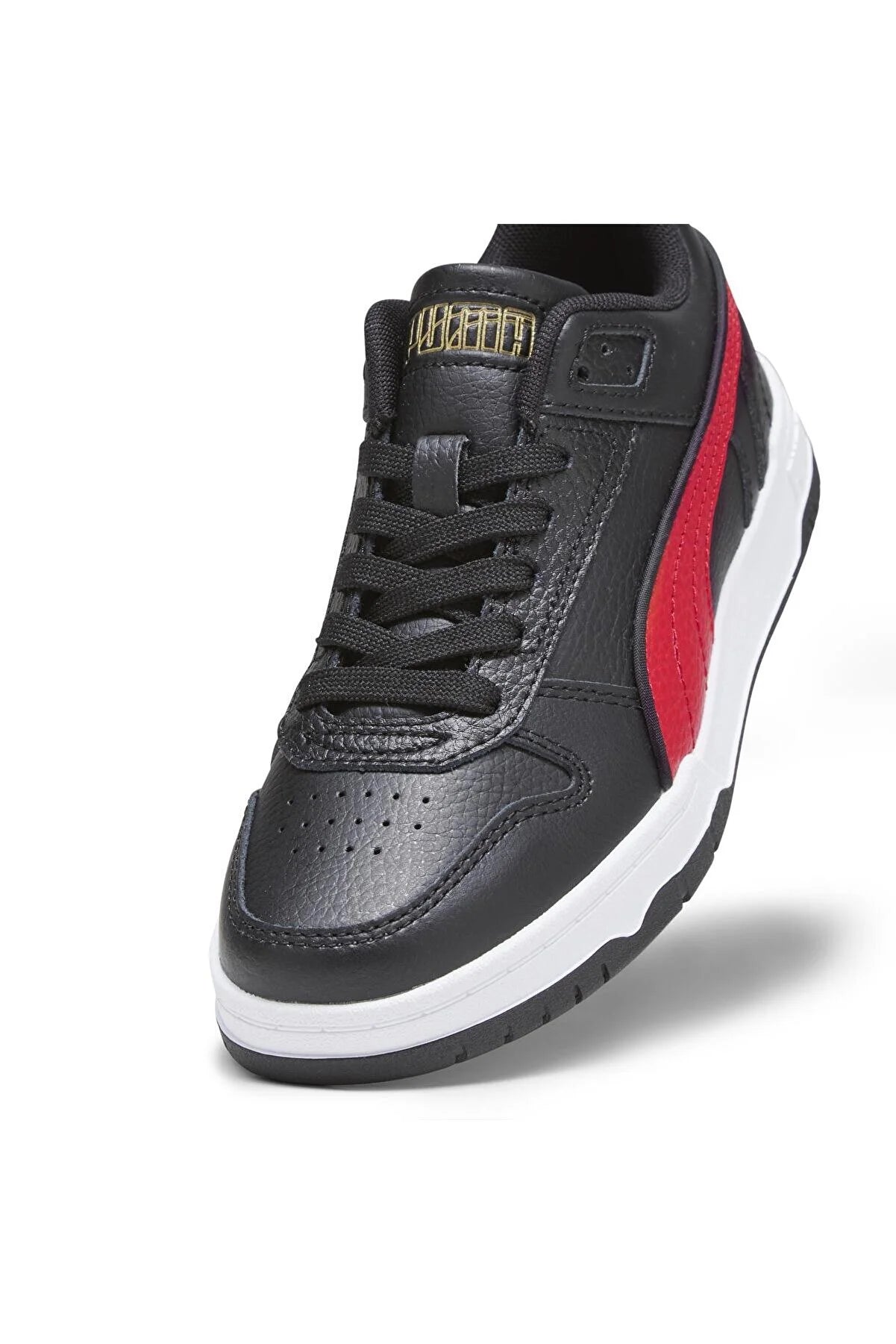 P-E45 (Puma RBD game low jr black/white/red) 112395000