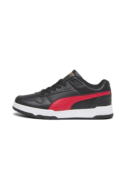 P-E45 (Puma RBD game low jr black/white/red) 112395000