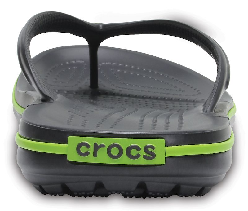 CR-X5 (Crocs crocband flip graphite/volt green) 52392608 CROCS