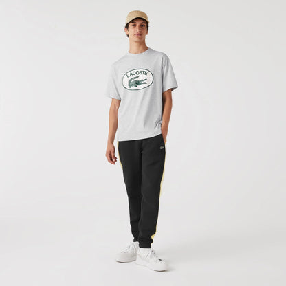 LCA-V15 (Lacoste monogram logo t-shirt silver chine) 32296304 LACOSTE