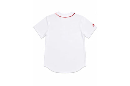 MJA-P15 (Majestic mlb boston red sox home replica button up jersey white) 82696087