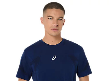 ASA-C2 (Asics road seamless short sleeve top midnight) 82694500