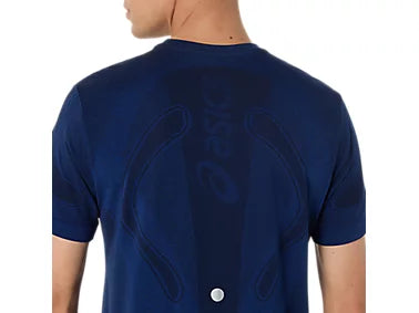 ASA-C2 (Asics road seamless short sleeve top midnight) 82694500