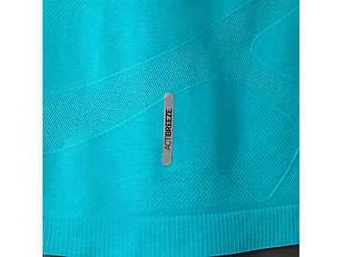 ASA-E2 (Asics road seamless short sleeve top energy aqua) 82694500