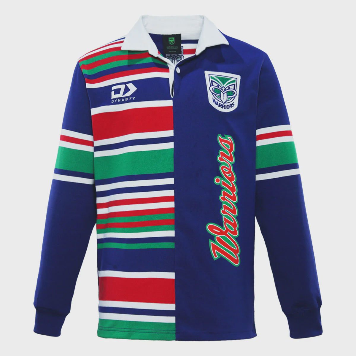 DY-H3 (Dynasty Nz warriors ecotek long sleeve traditional polo royal) 112494286