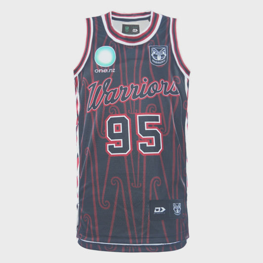 DY-U4 (Dynasty 2026 Nz warriors te arahi indigenous basketball singlet black) 82695043