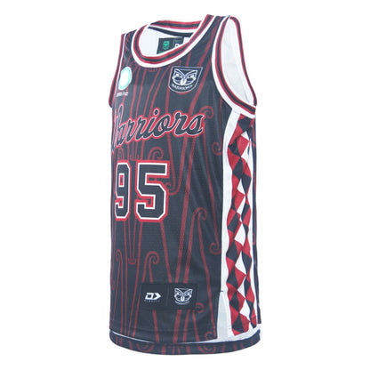 DY-U4 (Dynasty 2026 Nz warriors te arahi indigenous basketball singlet black) 82695043