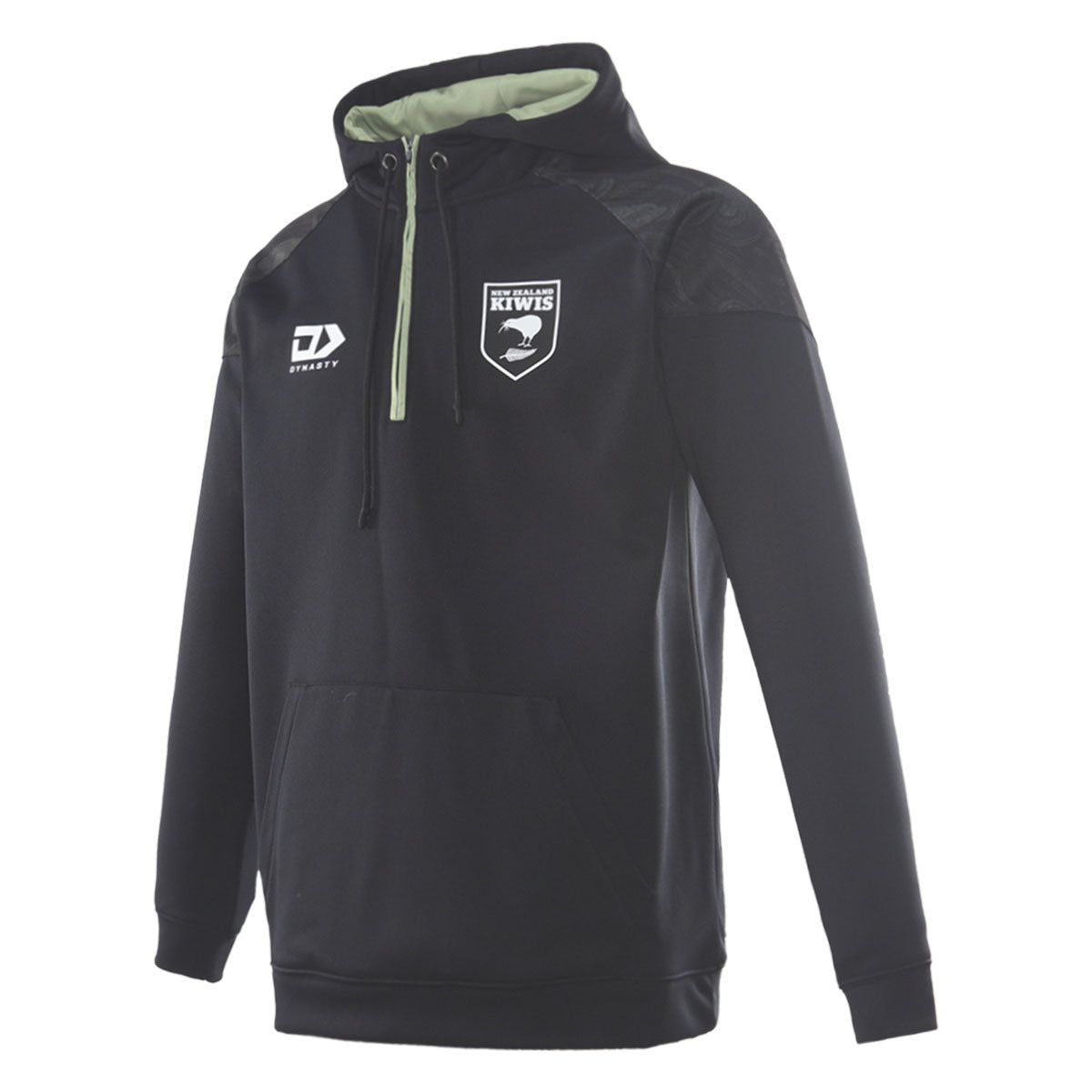 DY-B5 (Dynasty 2026 Nz kiwis adults quarter zip hoodie black) 82696556