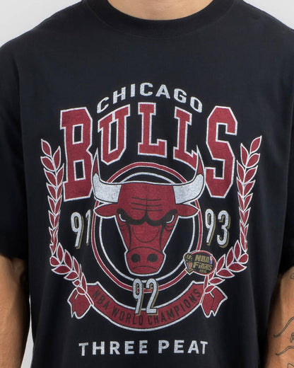 MNA-B32 (Mitchell and ness arch tee bulls faded black) 112393477