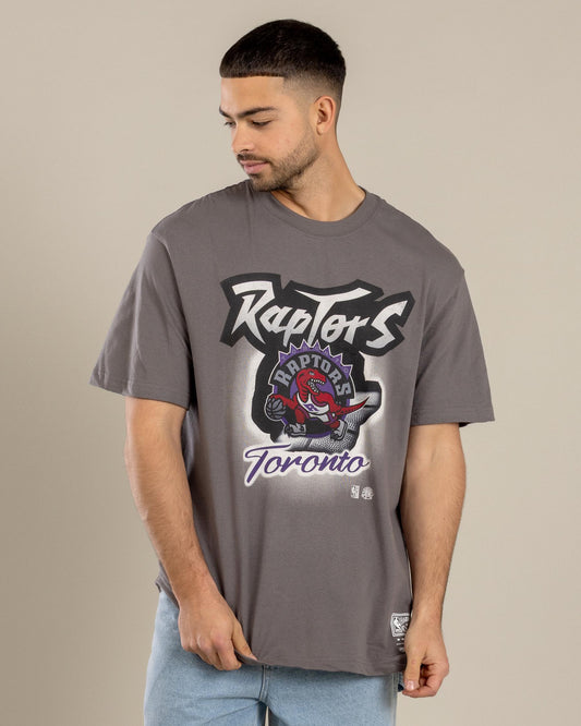 MNA-U44 (Mitchell & ness frame tee raptors granite grey) 72592391