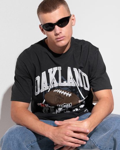 MNA-Z51 (Mitchell & ness raiders field goal tee washed black) 72693043