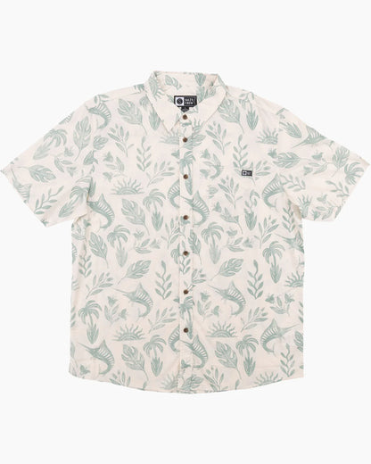 SCA-B (Salty crew broadbill short sleeve woven shirt natural) 72493043