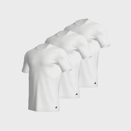 AA-V28 (Adidas 3 pack active cotton crew neck t-shirt white) 72594126