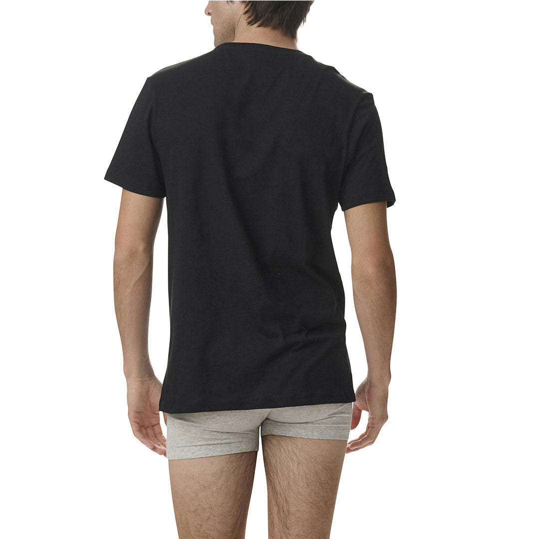 AA-U28 (Adidas 3 pack active cotton crew neck t-shirt black) 72594126