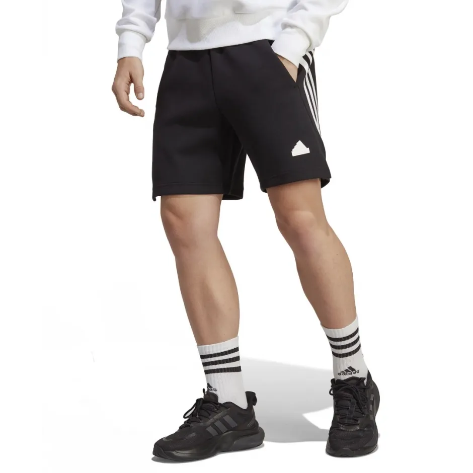 AA-K22 (Adidas future icons 3-stripes shorts black/white) 102393370