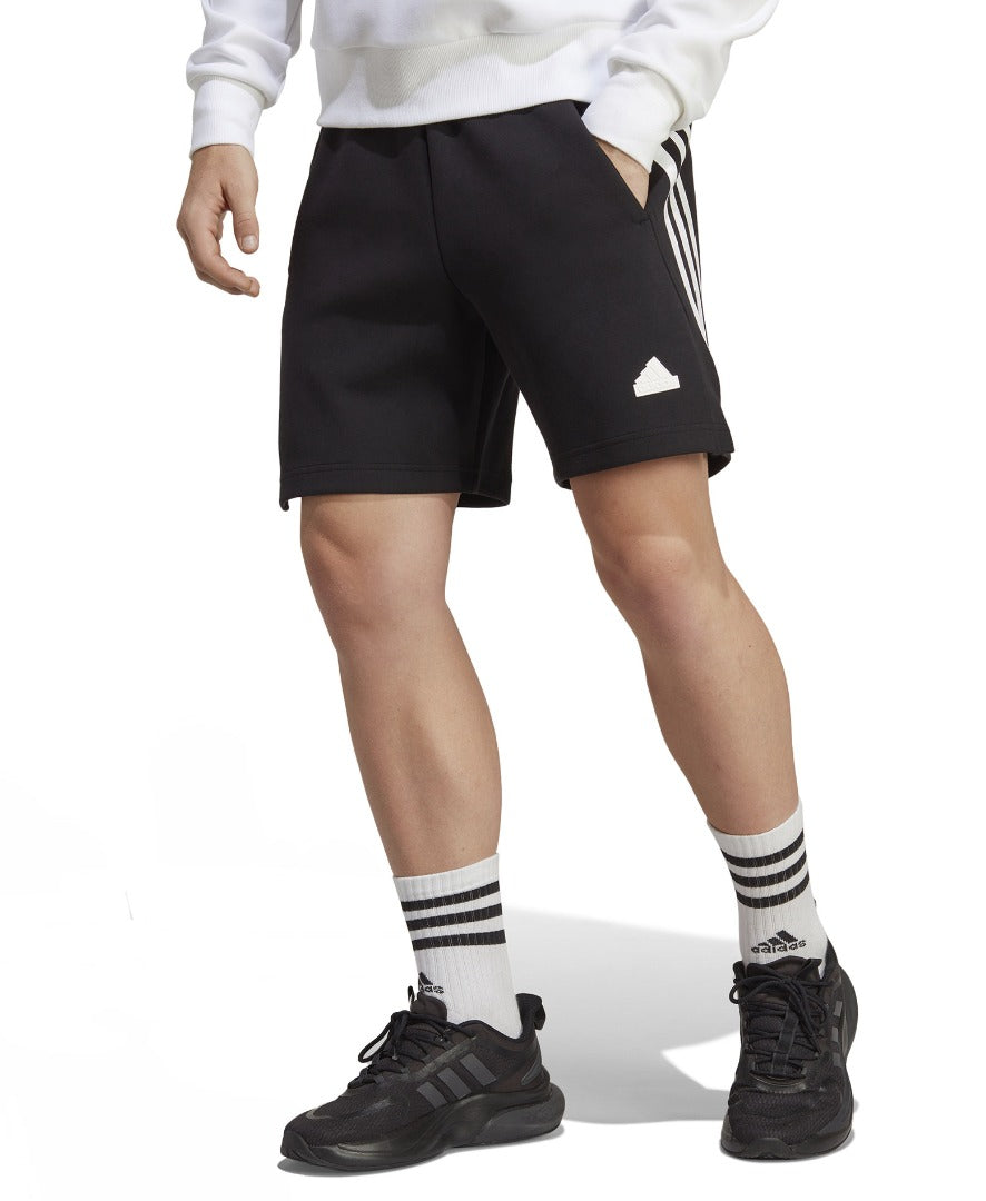 AA-K22 (Adidas future icons 3-stripes shorts black/white) 102393370