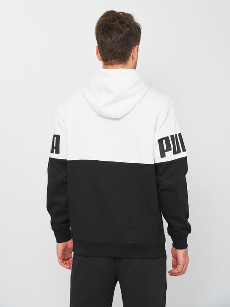 PA-W6 (Puma power colorblock hoodie white) 32295000