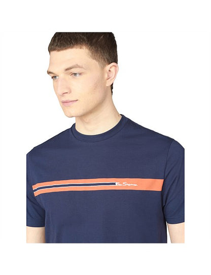 BSA-W (Chest stripe tee dark navy) 52193043