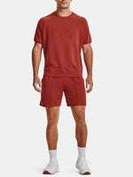 UAA-A10 (Under armour mens project rock terry gym shorts heritage red/black) 72393478 UNDER ARMOUR