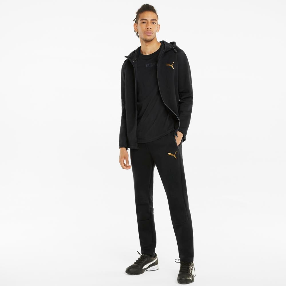 PA-D6 (Evostripe full zip hoodie black/gold) 12296000