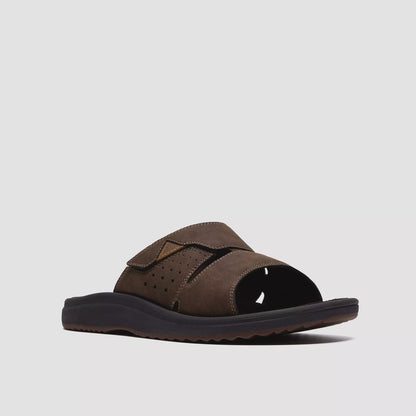 CL-F (Clarks mens brinkley slide dark brown) 82695165