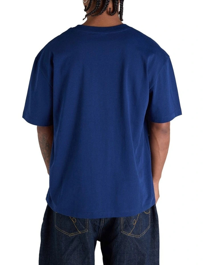 CA-O14 (Champion heritage plaid patch tee sail away navy) 82593043