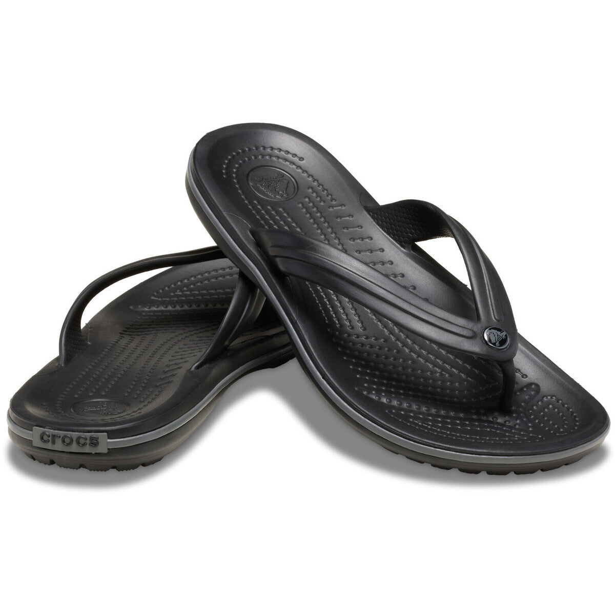 CR-Y10 (Crocs crocband flip black/slate grey) 22692869