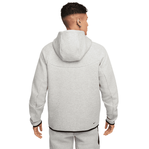 NA-L47 (Nike tech fleece full-zip windrunner hoodie grey/white)