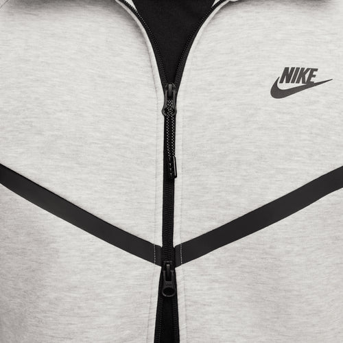 NA-L47 (Nike tech fleece full-zip windrunner hoodie grey/white)