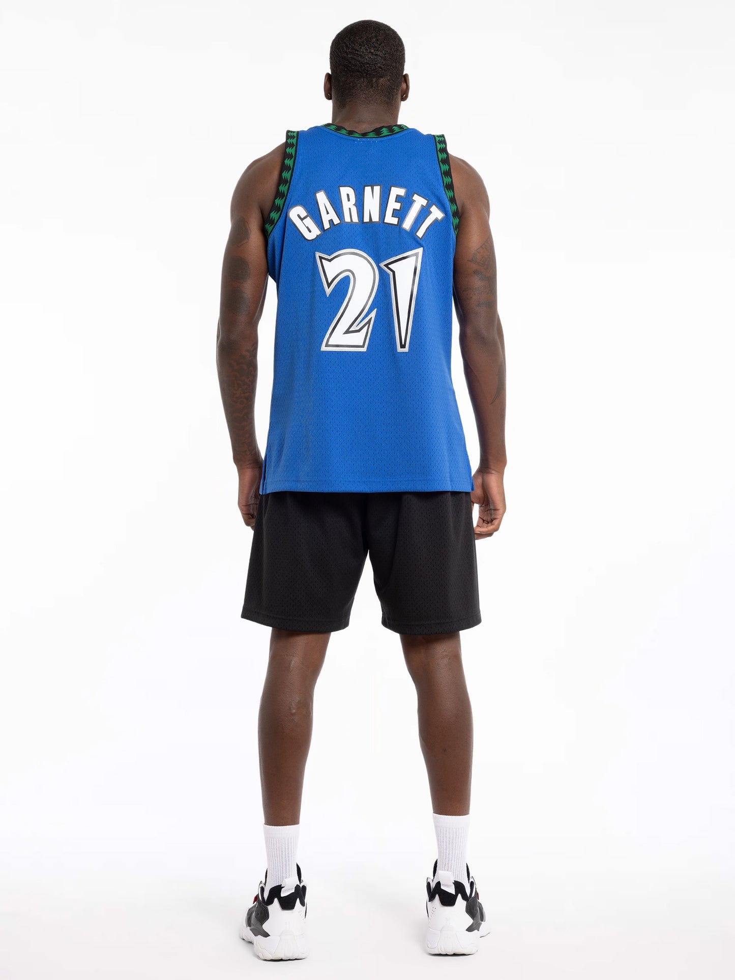 MNA-U34 (Mitchell and ness swingman jersey timberwolves garnet 03-04 road navy) 12498695