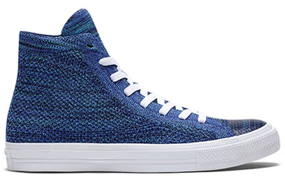 CT-X38 (Converse chuck taylor x nike all star flyknit hi true indigo/chlorine blue)