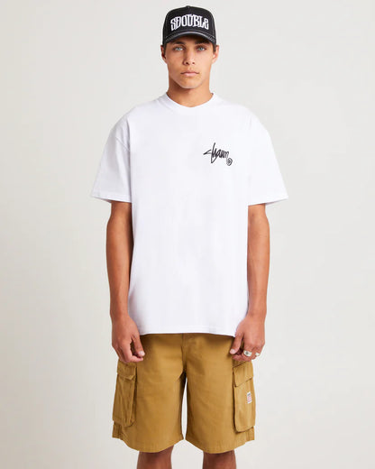 SSA-K (S/Double s shawn script short sleeve heavy weight tee white) 122593043
