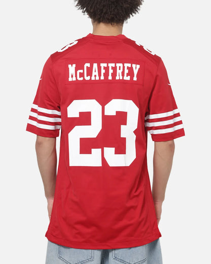 NA-F50 (Nike nfl san francisco 49ers christian mc caffrey #23 home game jersey gym red) 926910000