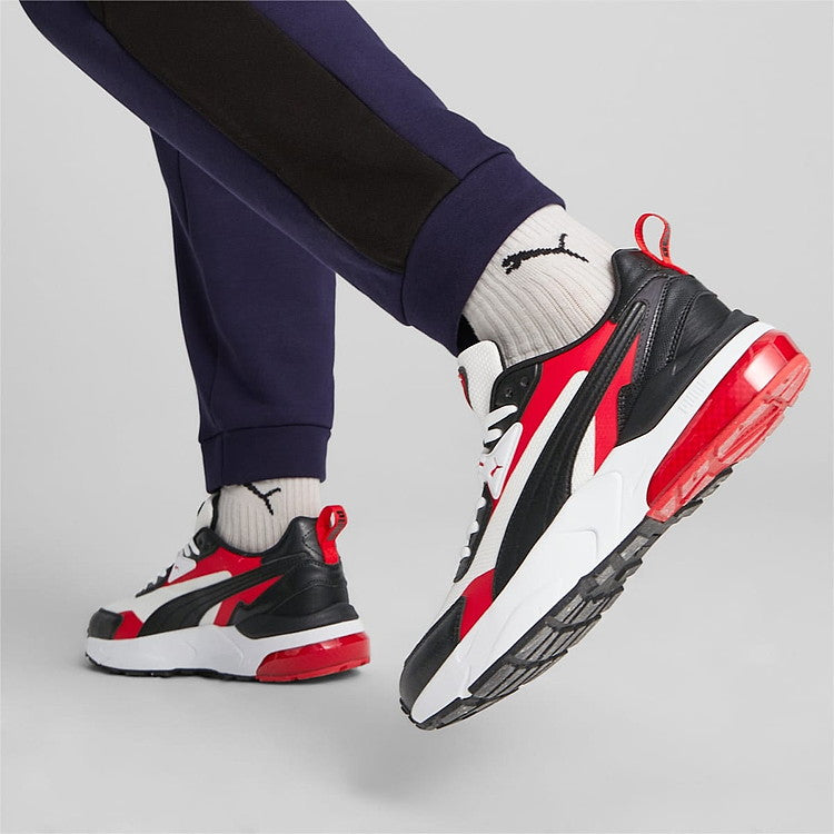 P-D45 (Puma mens vis2k back to heritage white/black/red) 112397500