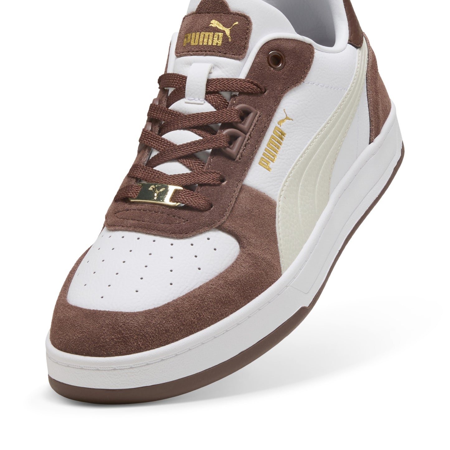 P-J48 (Puma caven 2.0 lux sd sneakers white/alpine/chocotart) 12596500