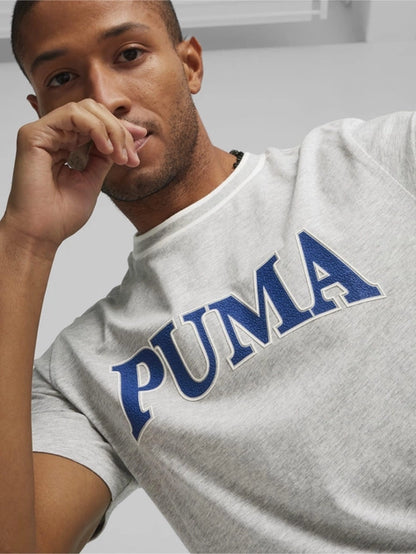 PA-N10 (Puma squad big graphic tee light grey heather) 32492500