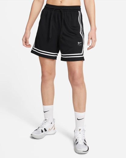 NA-T42 (Nike fly crossover basketball shorts black/white) 72392916 NIKE