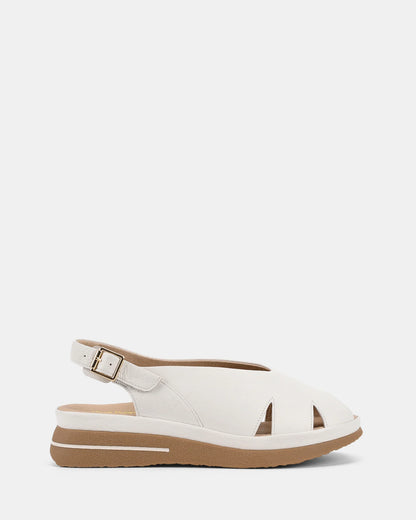 HP-P4 (Hush puppies kazoo sandals white) 52694300