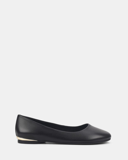 HP-W4 (Hush puppies blythe leather women's shoe black) 82697847