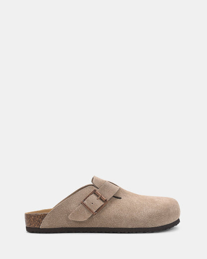 HP-A5 (Hush puppies blakely clog taupe suede) 82697021