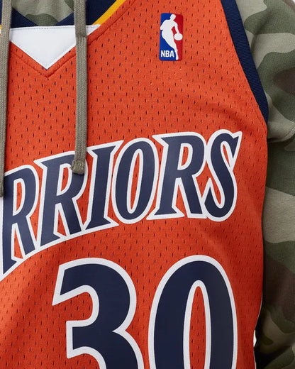 MNA-K34 (Mitchell and ness swingman jersey warriors curry 09-10 dark orange) 122398695