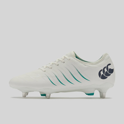 CCC-F (Canterbury phoenix 2.0 team soft ground boots white/baltic sea) 72696087